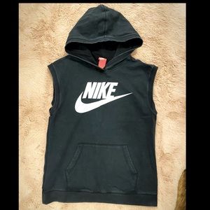 Nike Athletic sleeveless hoodie